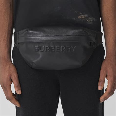 burberry leather bum bag